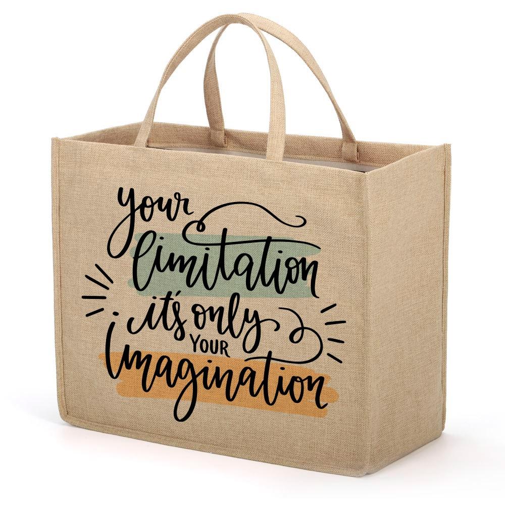 Burlap like shopping bag for sublimation