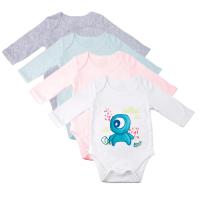 Body infantil de manga larga