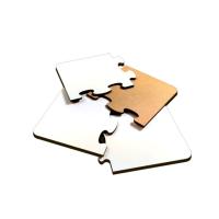 Puzzles de 4 piezas de madera (19 x 19 cm)