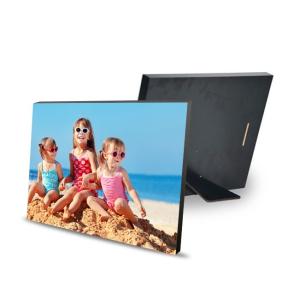 Portafotos de madera 20x15 con soporte 2