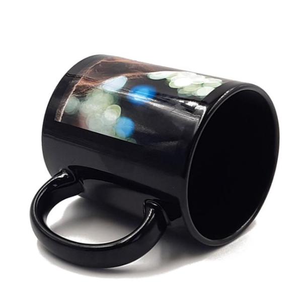 Tazas negras con recuadro blanco (outlet)