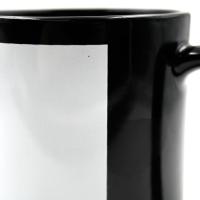 Tazas negras con recuadro blanco (outlet)