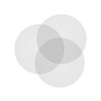 Polyester film for round badges