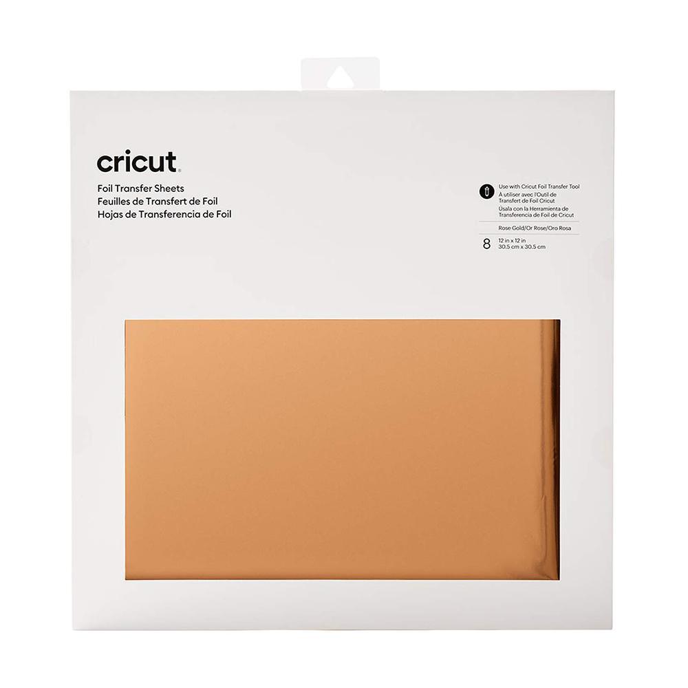 Foil Transfer Sheets Rose Gold, Cricut 30.5 x 30.5 cm (8 sheets)