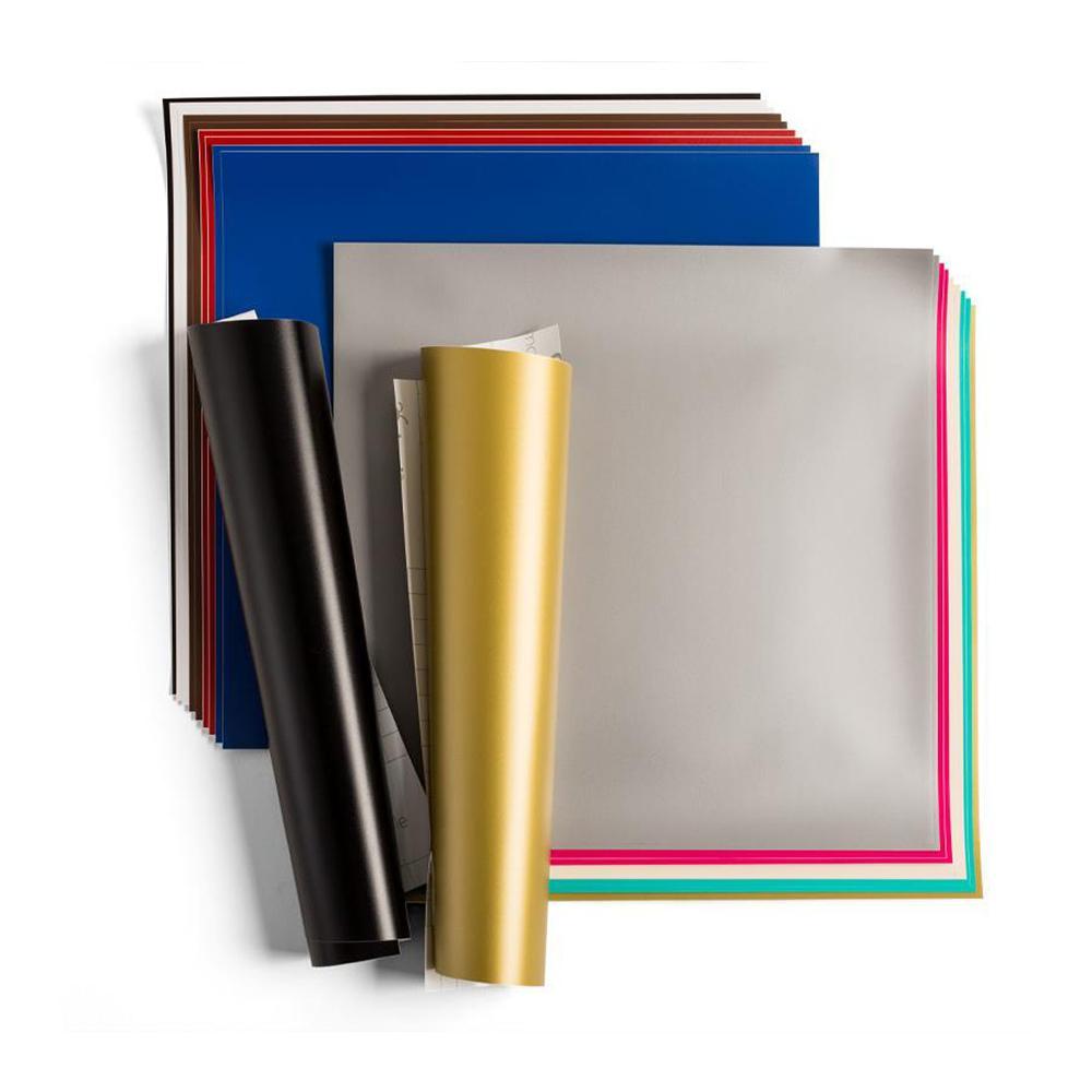 Paquet de Collection Vinyle adhésif Amovible Couleurs Variées, Premium