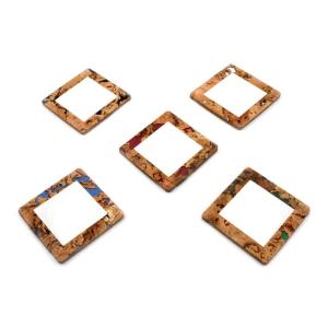 Posavasos cuadrado de madera (MDF)