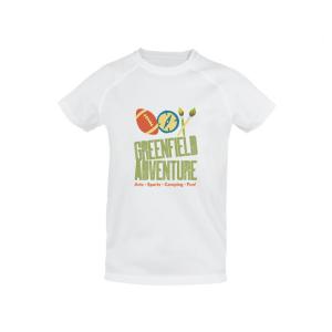 Tee-shirts techniques blanches pour les infants 2