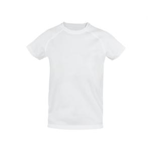White technical T-shirts for kids
