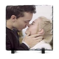 Portafotos pizarra cuadrado 19 x 19 cm