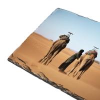 Rectangular rock slate photo frame 30 x 20 cm