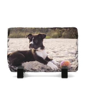 Cadre photo ardoise rectangulaire 14 x 8,5 cm 2