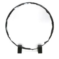 Circular rock slate photo frame Ø14 cm for sublimation
