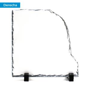 Portafotos de pizarra para sublimación de 20 x 20 cm