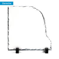 Square rock slate photo frame 20 x 20 cm for sublimation