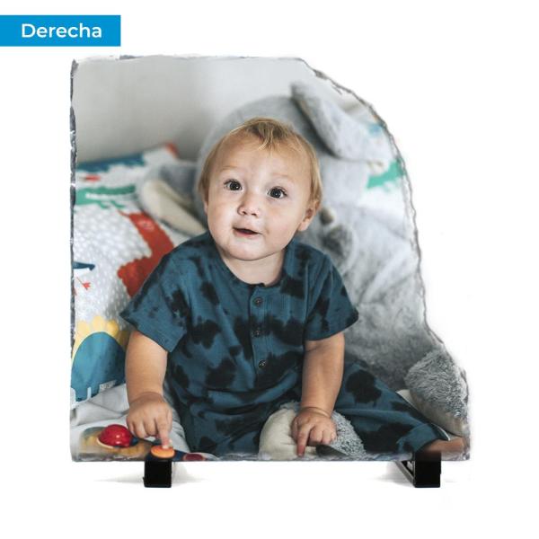 Square rock slate photo frame 20 x 20 cm for sublimation