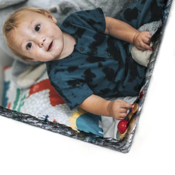 Square rock slate photo frame 20 x 20 cm for sublimation