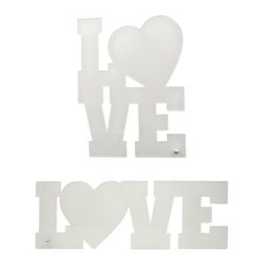 Portafoto in Acrilico Love per sublimazione