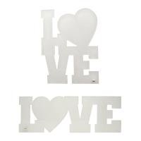 Acrylic photo frame Love for sublimation