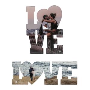 Cadre photo acrylique Love pour sublimation 2