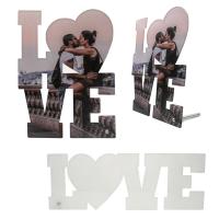 Acrylic photo frame Love for sublimation