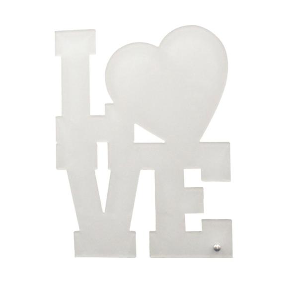 Acrylic photo frame Love for sublimation