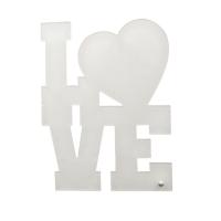 Acrylic photo frame Love for sublimation