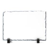 Rectangular rock slate photo frame 19 x 14 cm