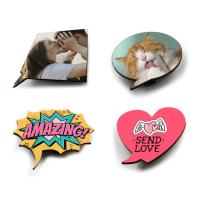 Magnete in legno con clip (confezione da 5) per sublimazione