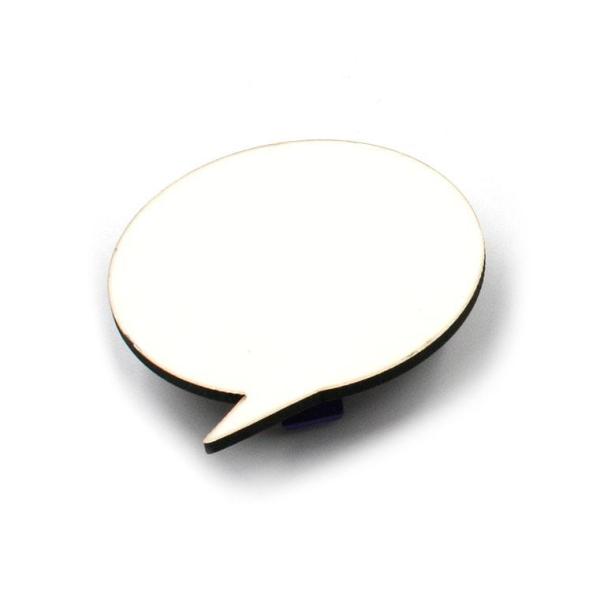 Magnete in legno con clip (confezione da 5) per sublimazione