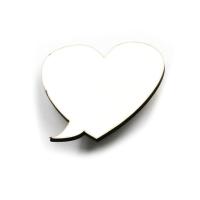 Magnete in legno con clip (confezione da 5) per sublimazione