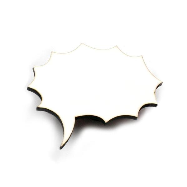 Magnete in legno con clip (confezione da 5) per sublimazione