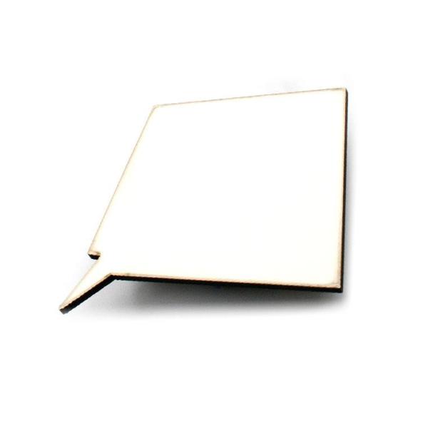 Magnete in legno con clip (confezione da 5) per sublimazione