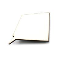 Wooden magnets with clip (5units pack) for sublimation