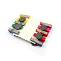 Imanes de madera con pinza (pack de 5) para sublimacion