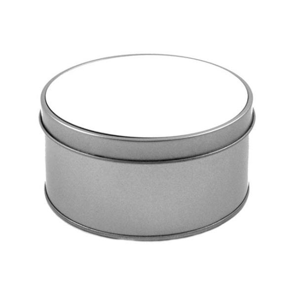 Caja metálica redonda