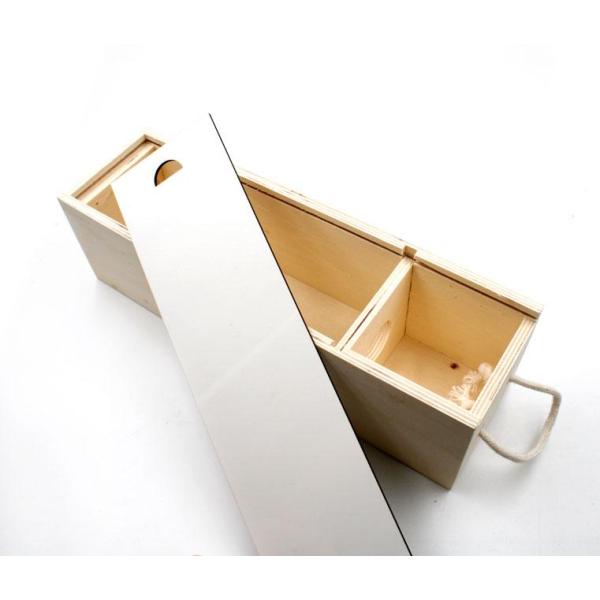 Caja de madera para vino para sublimacion