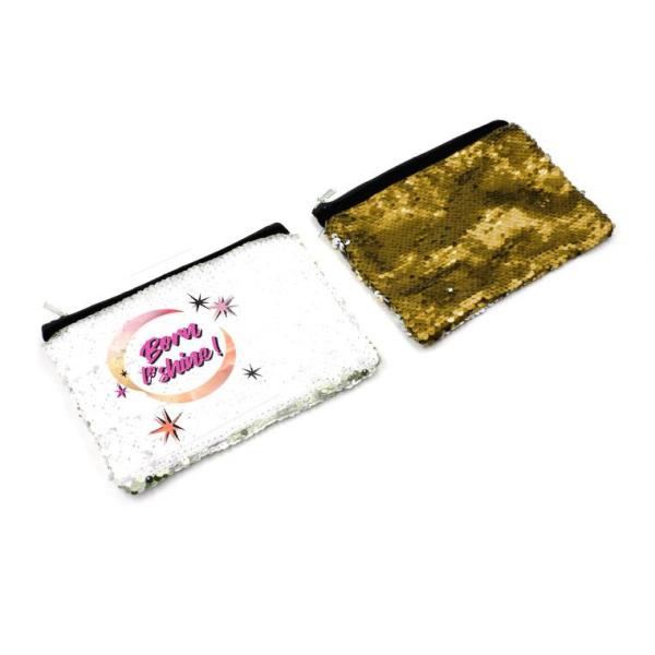 Pochette à paillettes réversible pour sublimation