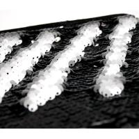 Astuccio / Pochette effetto lino paillettes reversibili  per sublimazione