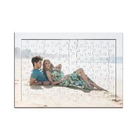 96 pieces wood puzzles with frame ( 20 x 28,5 cm) for sublimation