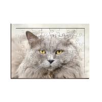 Puzzles de 48 pièces en bois avec cadre ( 20 x 28,5 cm) pour sublimation