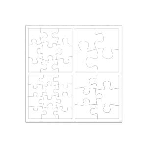 Puzzle infantil 4 en 1 Alta calidad  (39 x 39 cm)