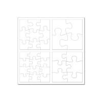 Children cardboard puzzles for sublimation