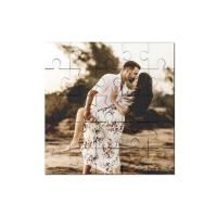 Wood square puzzles of 25 pieces 17x17 cm for sublimation