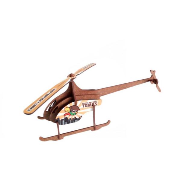Puzzles 3D Helicóptero para sublimar