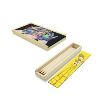 Estuche de madera con lápices de color sublimación