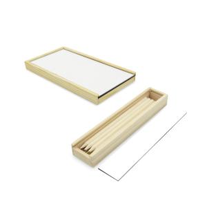 Etui en bois de crayon de couleur sublimation