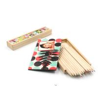 Estuche de madera con lápices de color sublimación