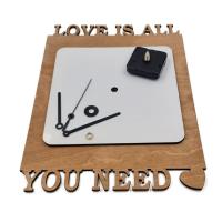 Relojes love de madera para sublimación