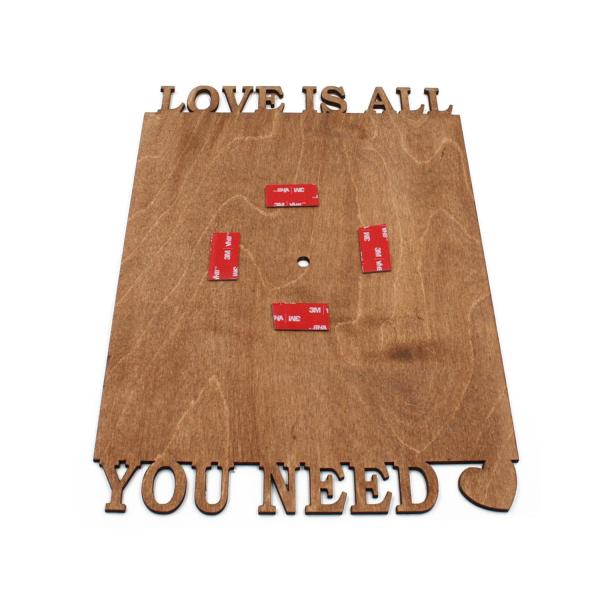 Relojes love de madera para sublimación