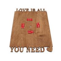 Relojes love de madera para sublimación